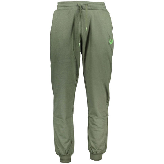 Joggers by Gianmarco Venturi for men in cotton green features an sophisticated and athletic with a precise long, creating a sophisticated and sophisticated silhouette.