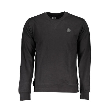 Sweatshirt by Gianmarco Venturi for men in cotton black features an magnificent silhouette, showcasing a sophisticated crew neckline and long-sleeve detail for a truly magnificent finish.