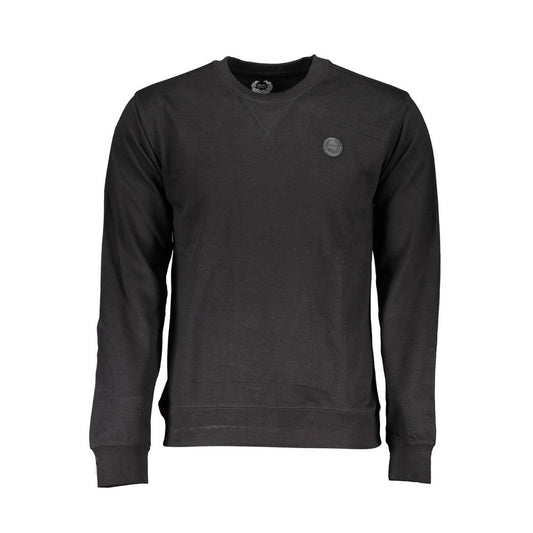 Sweatshirt by Gianmarco Venturi for men in cotton black features an magnificent silhouette, showcasing a sophisticated crew neckline and long-sleeve detail for a truly magnificent finish.