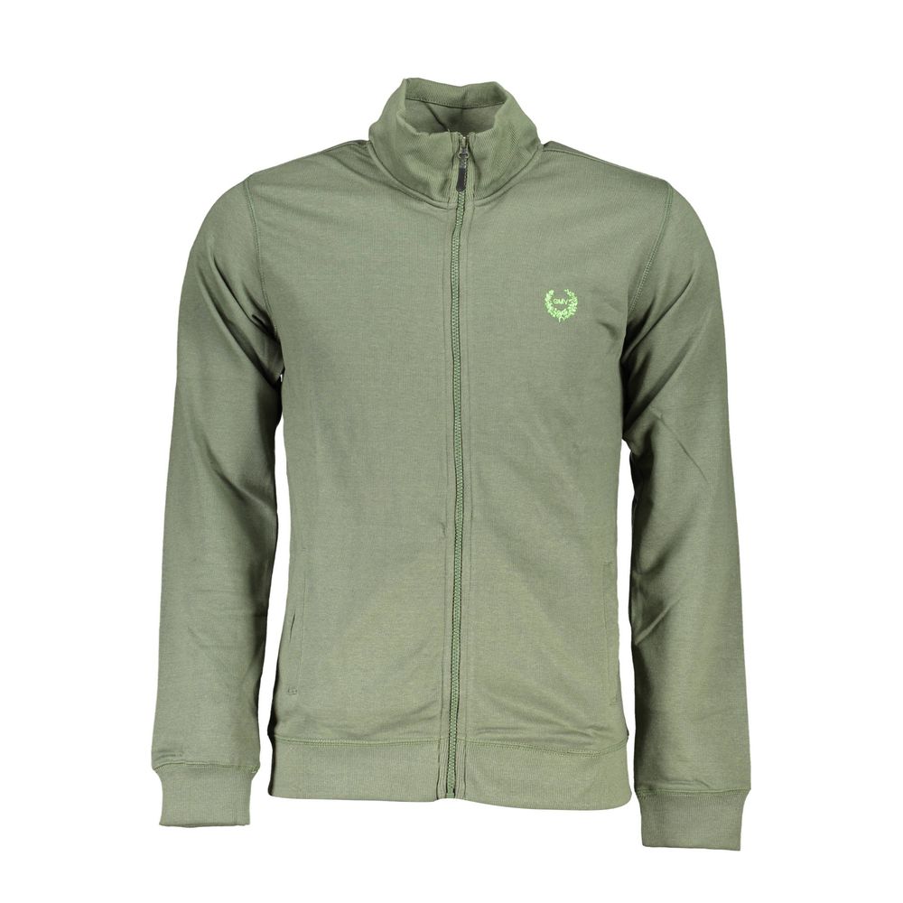 Sweatshirt by Gianmarco Venturi for men in cotton green features an exquisite silhouette, showcasing and details for a exquisite look.