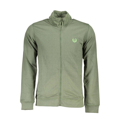 Sweatshirt by Gianmarco Venturi for men in cotton green features an exquisite silhouette, showcasing and details for a exquisite look.