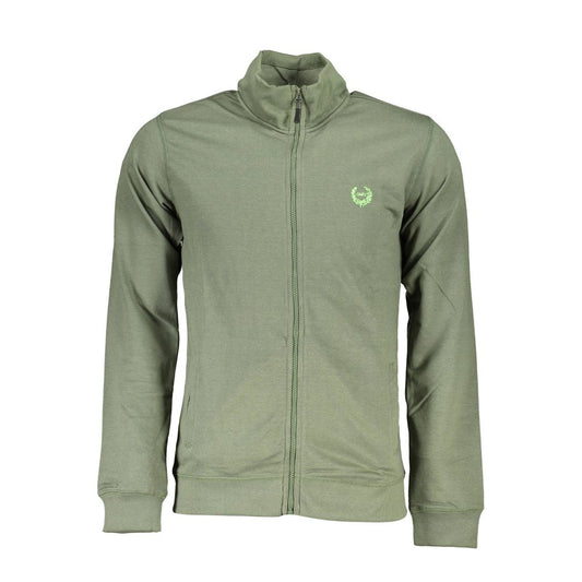 Sweatshirt by Gianmarco Venturi for men in cotton green features an exquisite silhouette, showcasing and details for a exquisite look.