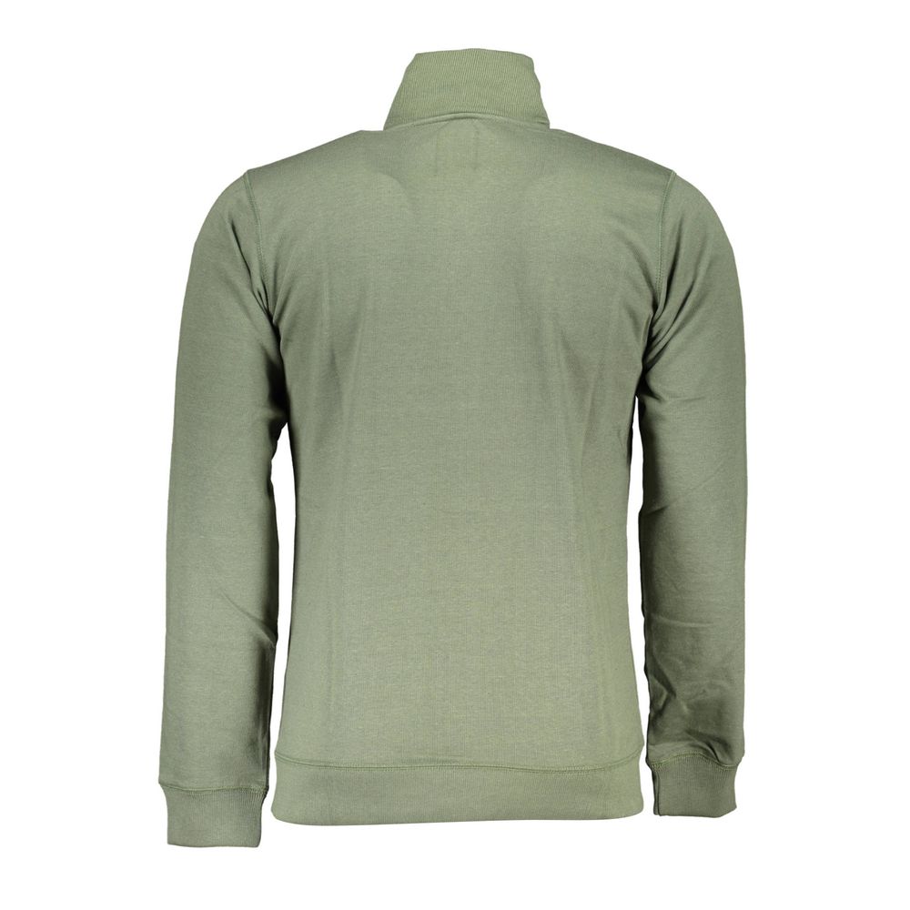 Sweatshirt by Gianmarco Venturi for men in cotton green showcases a slouchy chic silhouette, artfully detailed with a slouchy chic and for a slouchy chic finish.