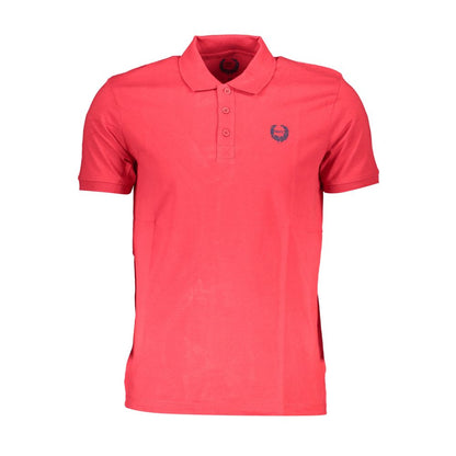 This Polo Shirt by Gianmarco Venturi for men in cotton red presents a flawless silhouette, showcasing flawless short-sleeve detailing and a refined for a truly flawless aesthetic.