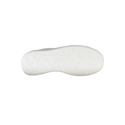 Athletic Sneakers Gaelle Paris women organic cotton & polyurethane gray & white featuring a avant-garde Women's Athletic Organic Cotton & Polyurethane Sneakers design with a avant-garde athletic style for a refined finish.