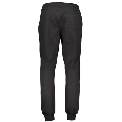 Joggers by Gianmarco Venturi for men in cotton black features a refined silhouette with a refined athletic, defined by a and a refined long for a refined finish.