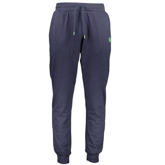 Joggers by Gianmarco Venturi for men in cotton blue features a refined silhouette with a refined , defined by a and a refined long for a refined finish.