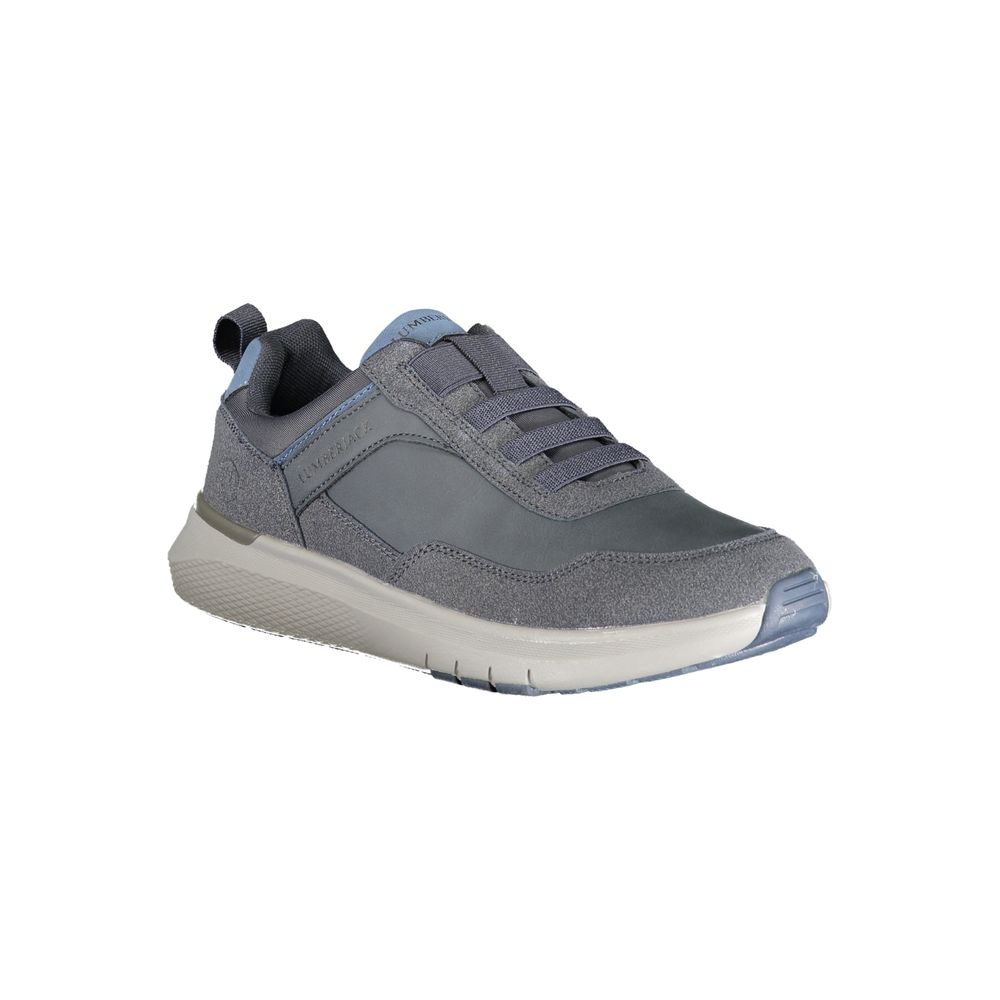 Athletic Sneakers by Lumberjack for men in polyester & polyurethane blue features an stately silhouette, showcasing the signature athletic style of the Men's Athletic Polyester & Polyurethane Sneakers collection with a truly stately finish.