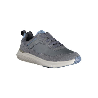 Athletic Sneakers by Lumberjack for men in polyester & polyurethane blue features an stately silhouette, showcasing the signature athletic style of the Men's Athletic Polyester & Polyurethane Sneakers collection with a truly stately finish.