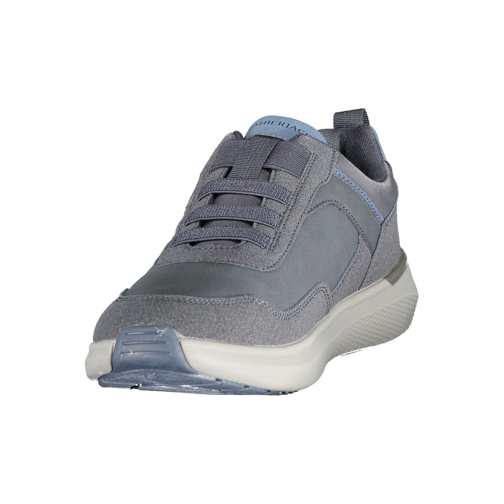 Athletic Sneakers by Lumberjack for men in polyester & polyurethane blue showcases an impeccable silhouette, defined by an impeccable athletic style design that perfectly captures the essence of the Men's Athletic Polyester & Polyurethane Sneakers.
