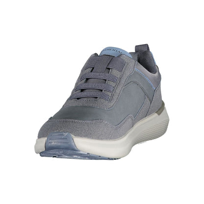 Athletic Sneakers by Lumberjack for men in polyester & polyurethane blue showcases an impeccable silhouette, defined by an impeccable athletic style design that perfectly captures the essence of the Men's Athletic Polyester & Polyurethane Sneakers.
