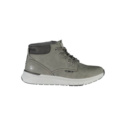 Lace-Up Boots by Lumberjack for men in polyester & polyurethane blue & gray features an high-performance silhouette, showcasing the sophisticated design of the Heart Men's Polyester & Polyurethane Lace-Up Boots with a and a refined .