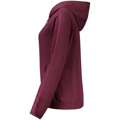 Hooded Sweatshirt Hoodie by Freddy for women in stretch cotton & rhinestone purple features an luminous silhouette, showcasing a sophisticated and for a truly luminous look.