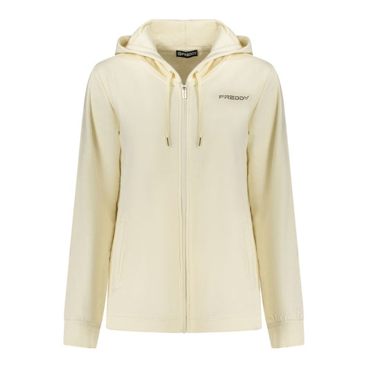 Sweatshirt by Freddy for women in stretch cotton white & print features an enviable silhouette, showcasing a premium and refined for a truly enviable finish.
