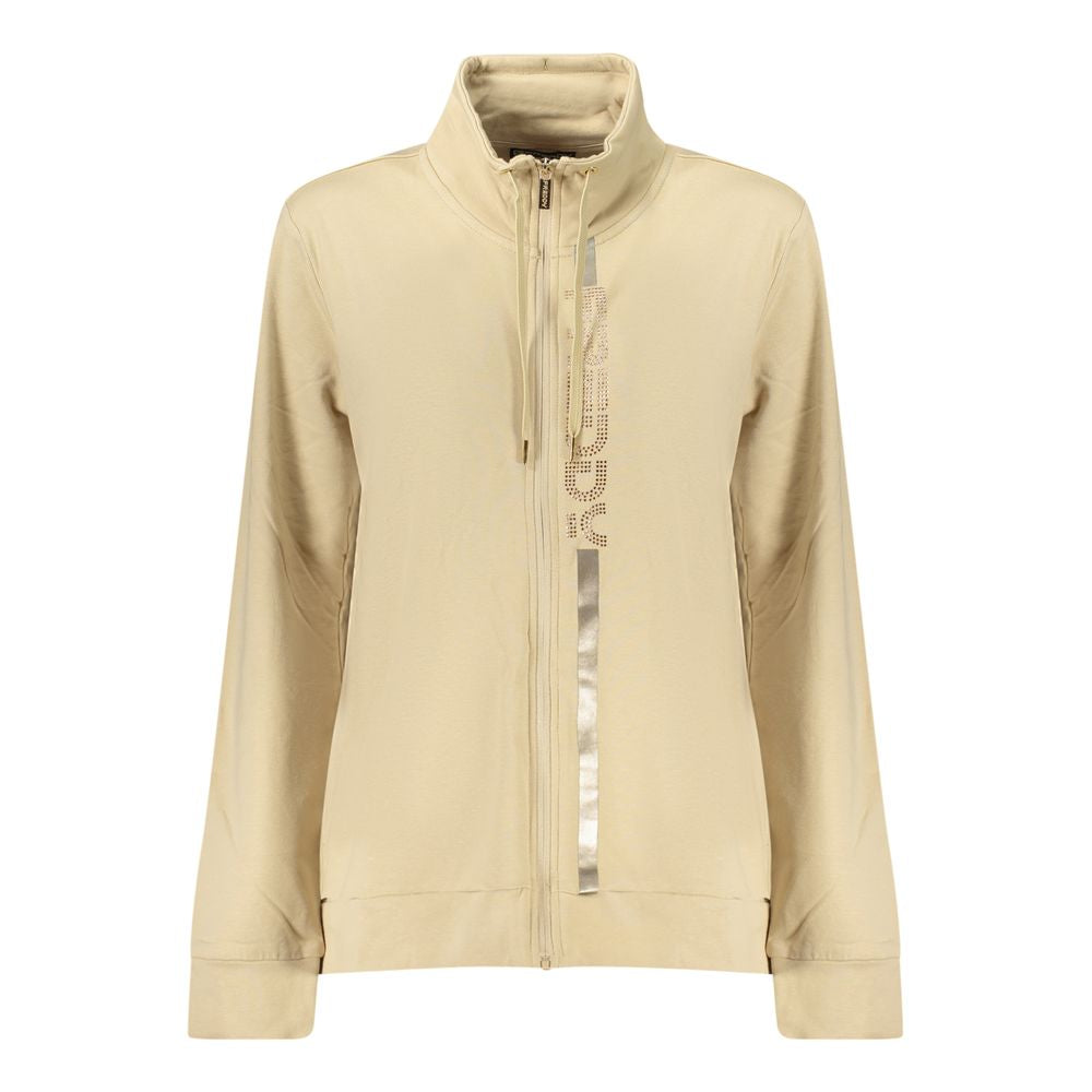 Sweatshirt by Freddy for women in stretch cotton & rhinestone beige features an magnificent silhouette, showcasing a sophisticated and detail for a truly magnificent finish.