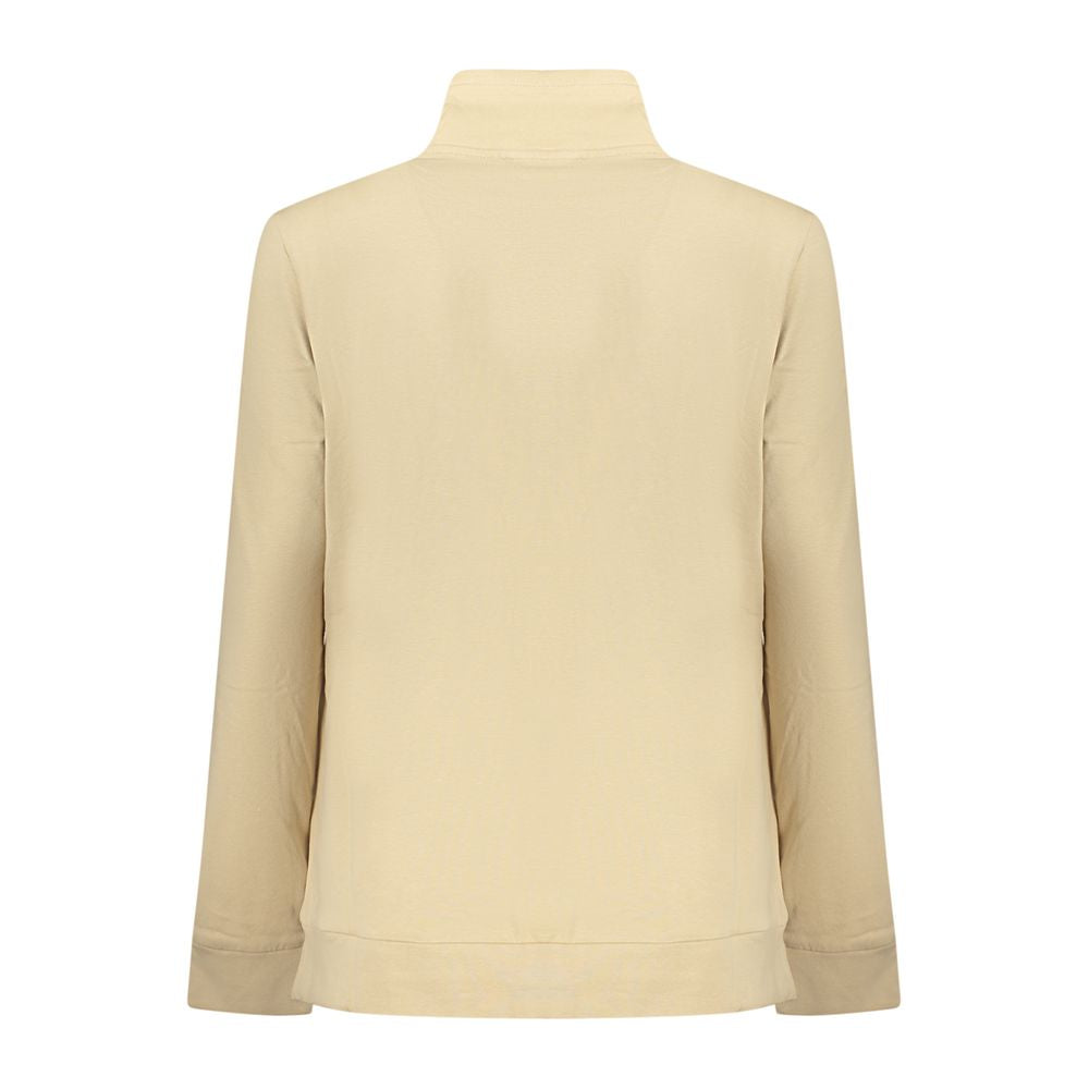 Sweatshirt by Freddy for women in stretch cotton & rhinestone beige presents a smart casual silhouette, featuring a smart casual and for a sophisticated look.