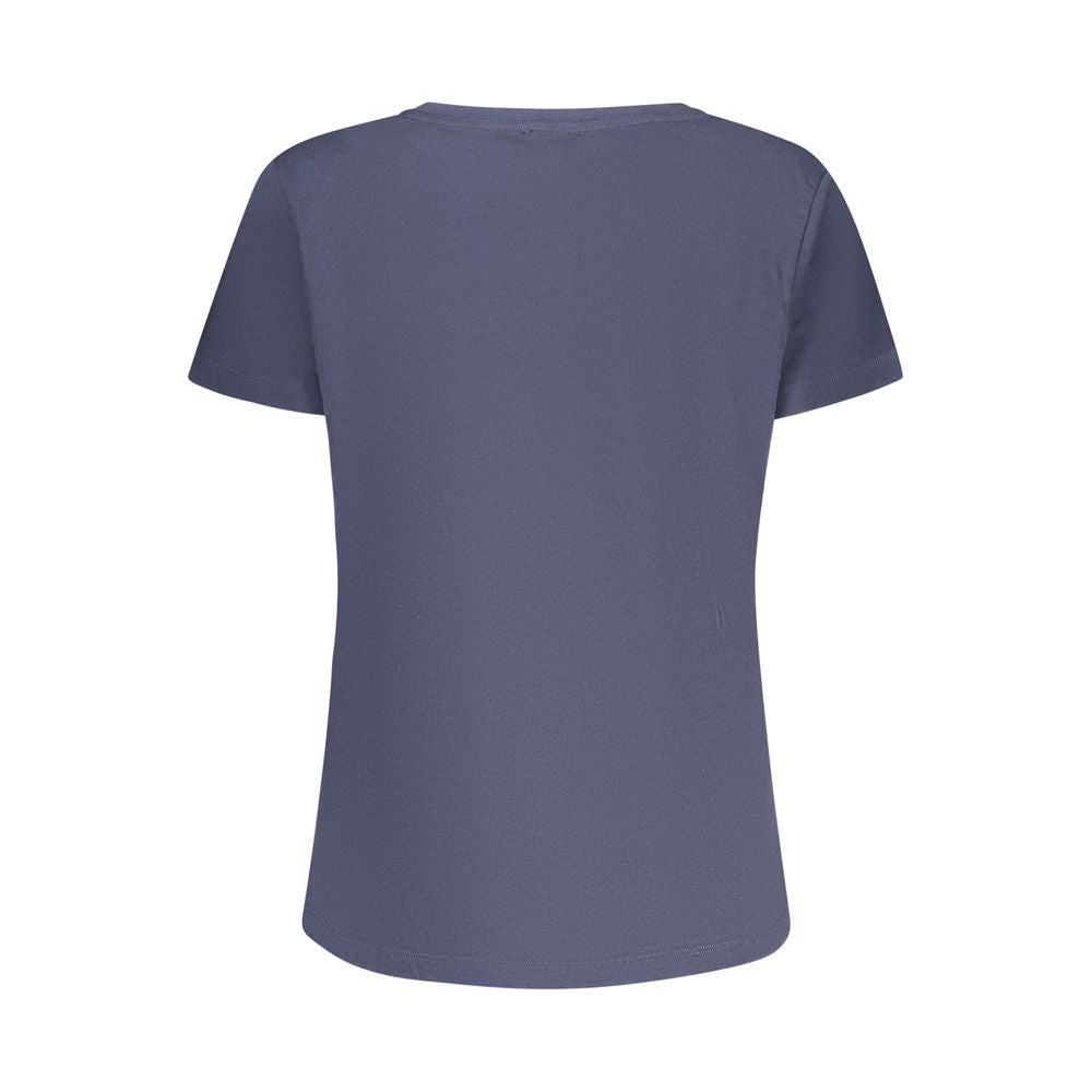 T-Shirt by Freddy for women in cotton & rhinestone blue & print features an on trend silhouette, perfectly showcasing a on trend and for an elevated aesthetic.