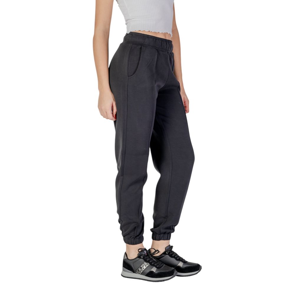 Activewear Jogger Pants by Guess Active for women in stretch polyester & modal black features a athletic with a high rise and long, showcasing athletic for a sophisticated performance look.