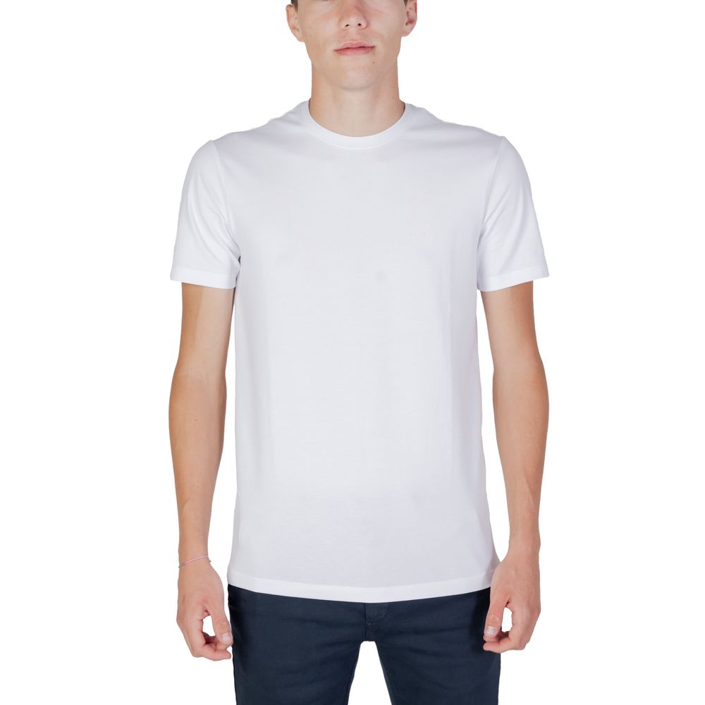Armani Exchange Men's Cotton Polyester T-Shirt - White