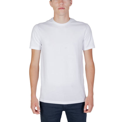 Armani Exchange Men's Cotton Polyester T-Shirt - White