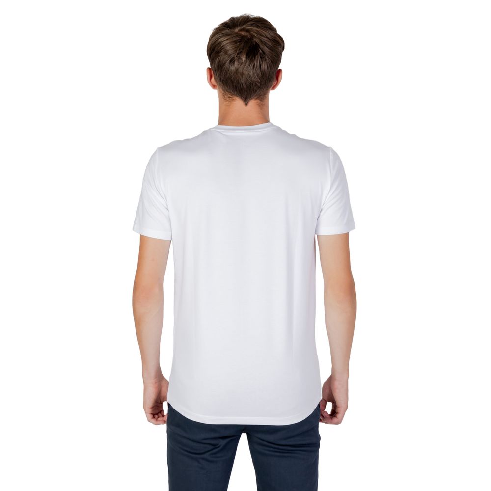 Armani Exchange Men's Cotton Polyester T-Shirt - White