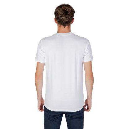 Armani Exchange Men's Cotton Polyester T-Shirt - White