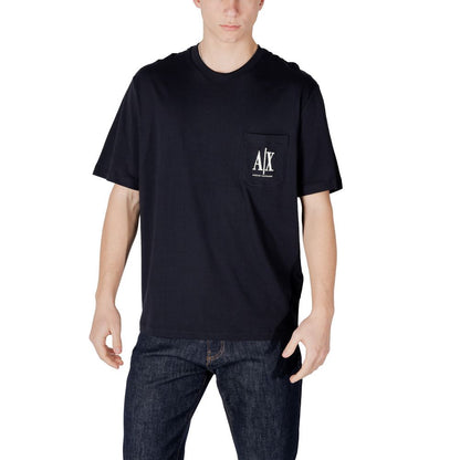 Armani Exchange Men's Cotton Activewear T-Shirt - Blue