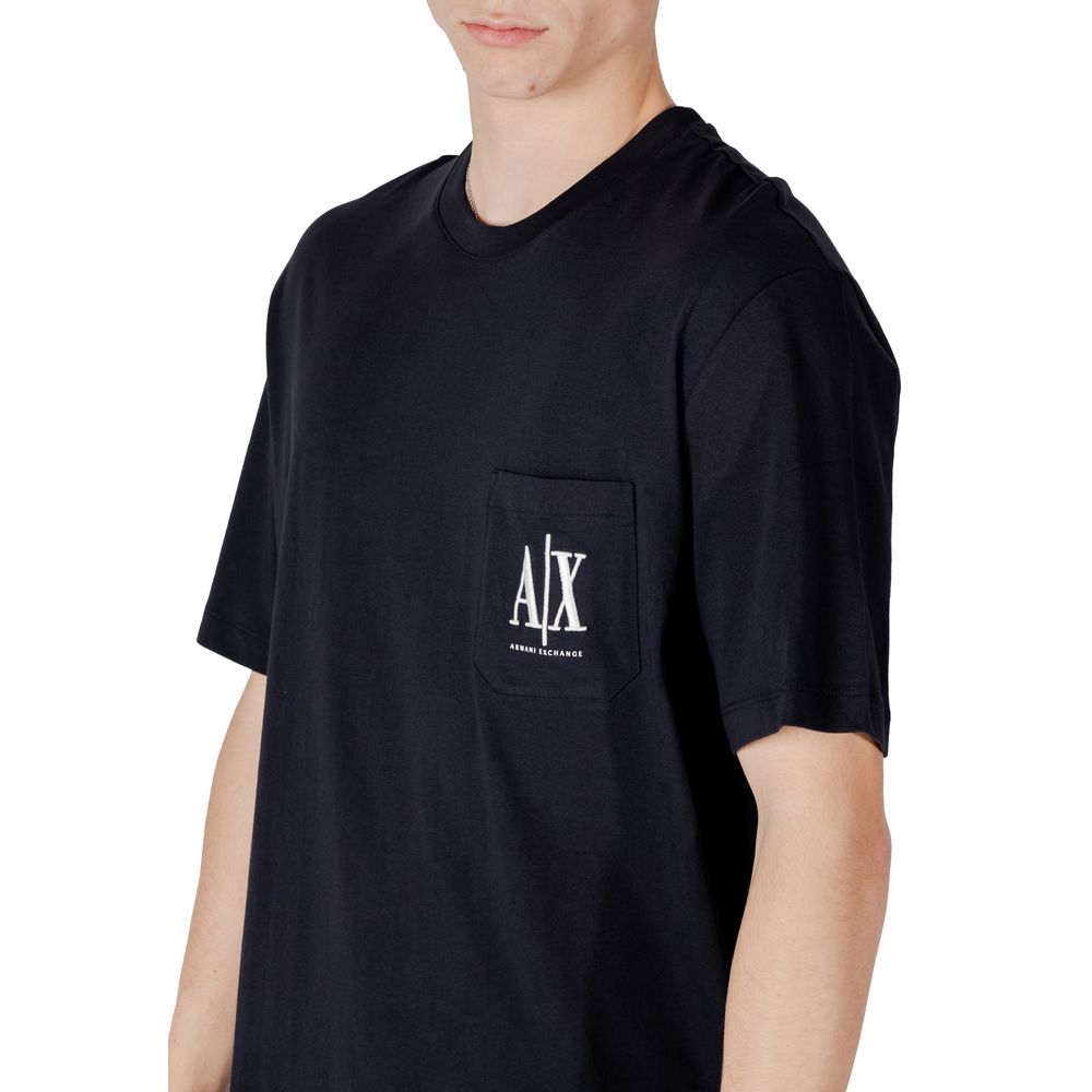 Armani Exchange Men's Cotton Activewear T-Shirt - Blue