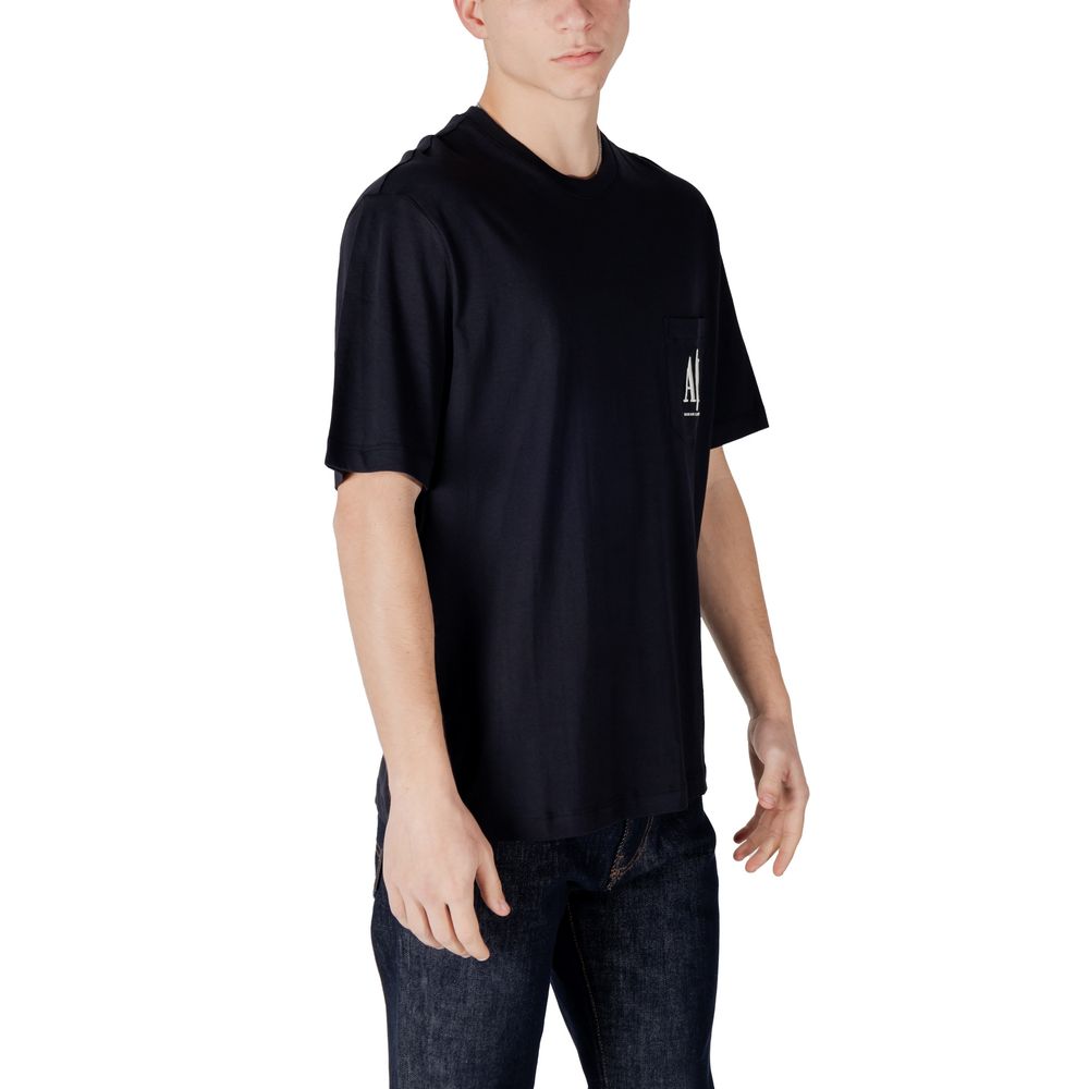 Armani Exchange Men's Cotton Activewear T-Shirt - Blue