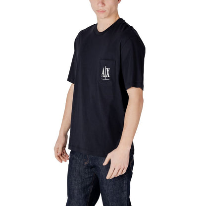 Armani Exchange Men's Cotton Activewear T-Shirt - Blue