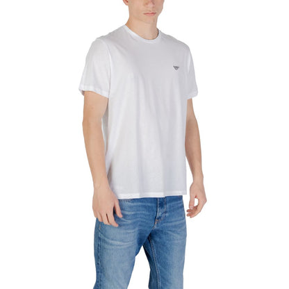 T-Shirt by Emporio Armani Underwear for men in cotton white features a plush silhouette, showcasing a sophisticated and for a truly plush finish.