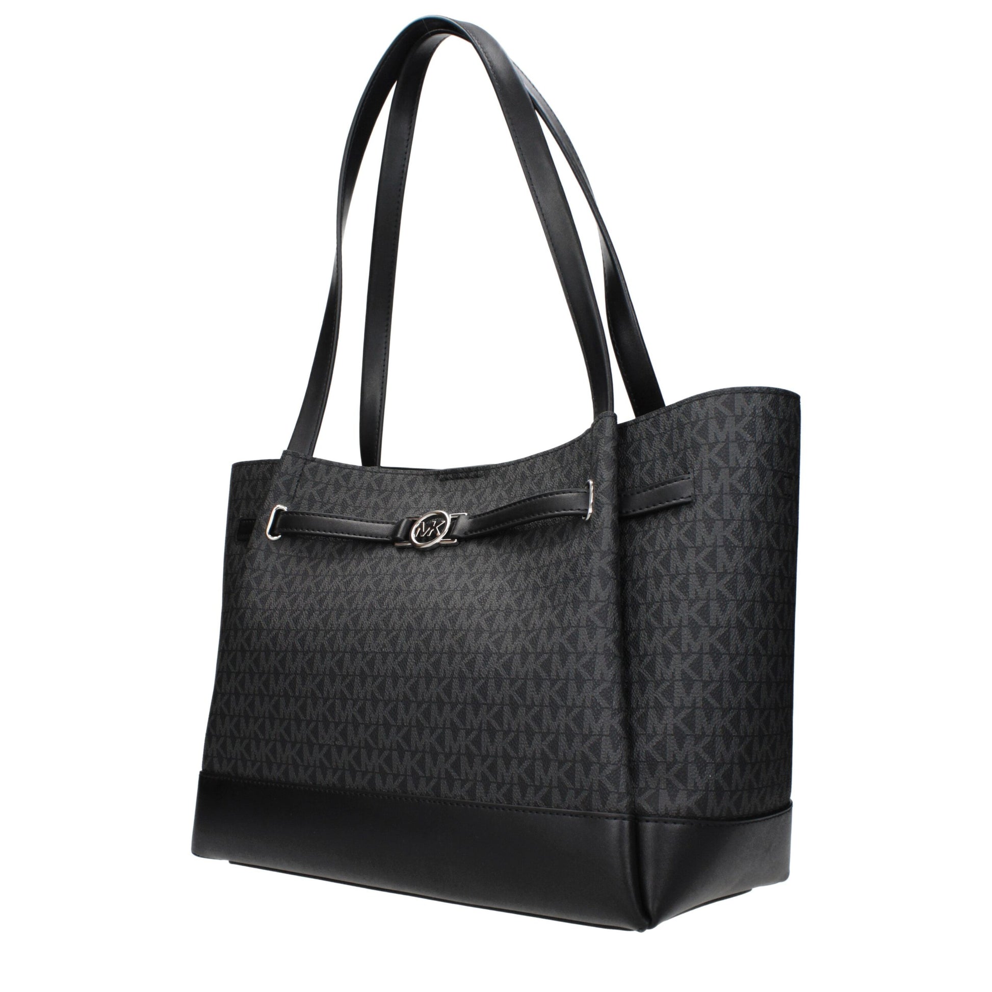 Shoulder Bag by Michael Kors for women in fabric black features a stately silhouette, showcasing a secure , ample , and stately for a stately finish.