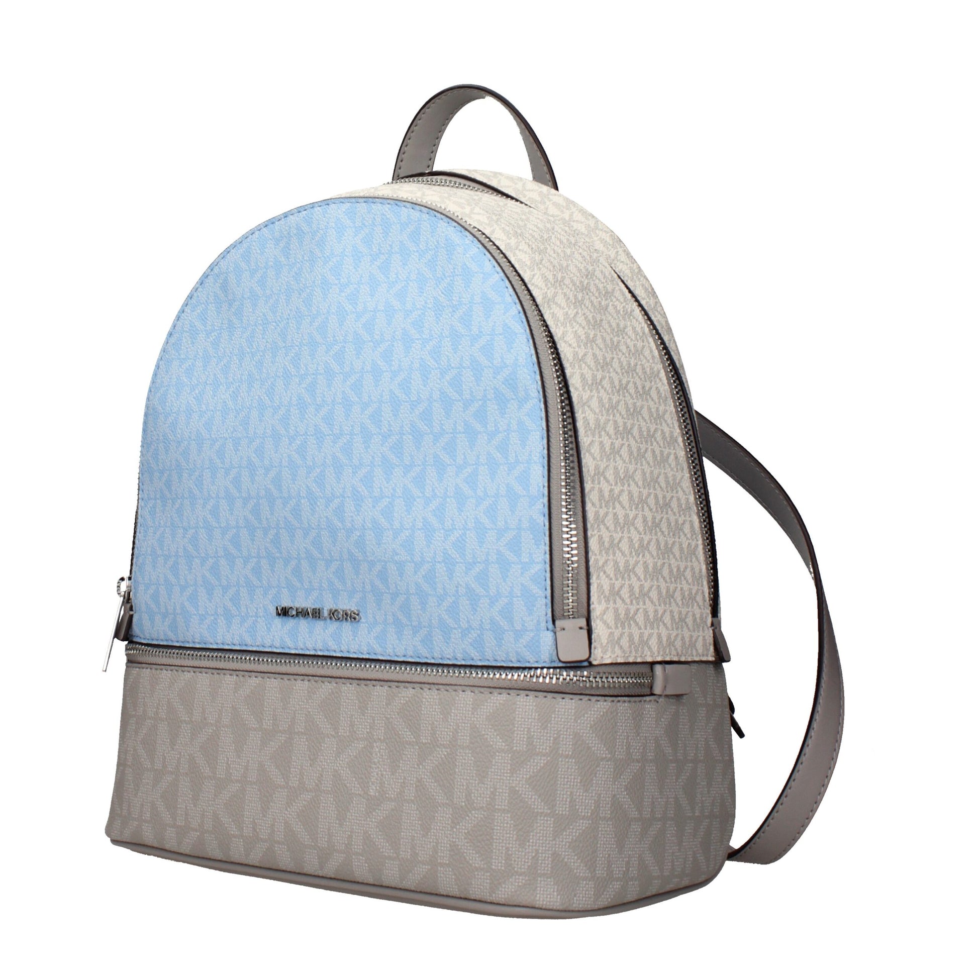 Backpack by Michael Kors for women in fabric beige features a refined silhouette, showcasing the Fabric Backpack design with a secure , ample , and versatile backpack-strap & adjustable-strap.