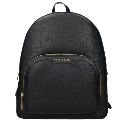 Backpack by Michael Kors for women in leather black presents a stately Leather Backpack design, showcasing a secure with ample and versatile backpack-strap & adjustable-strap for a stately finish.