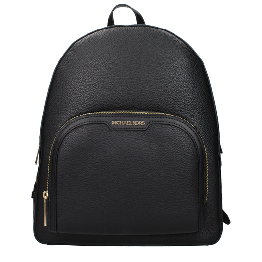 Backpack by Michael Kors for women in leather black presents a stately Leather Backpack design, showcasing a secure with ample and versatile backpack-strap & adjustable-strap for a stately finish.