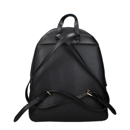 Backpack by Michael Kors for women in leather black showcases an architectural Leather Backpack design, featuring a secure , ample , and architectural backpack-strap & adjustable-strap for a sophisticated look.