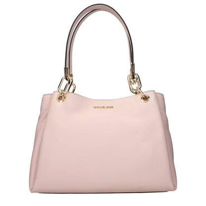 Michael Kors Leather Shoulder Bag - Pink