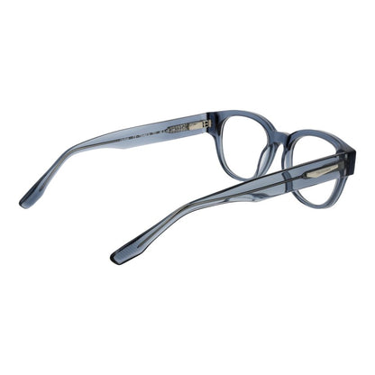 Eyeglasses Frames by Trussardi for men in acetate blue features an refined silhouette, showcasing a sophisticated blue coloured frame and refined full-frame frame design for a refined look.