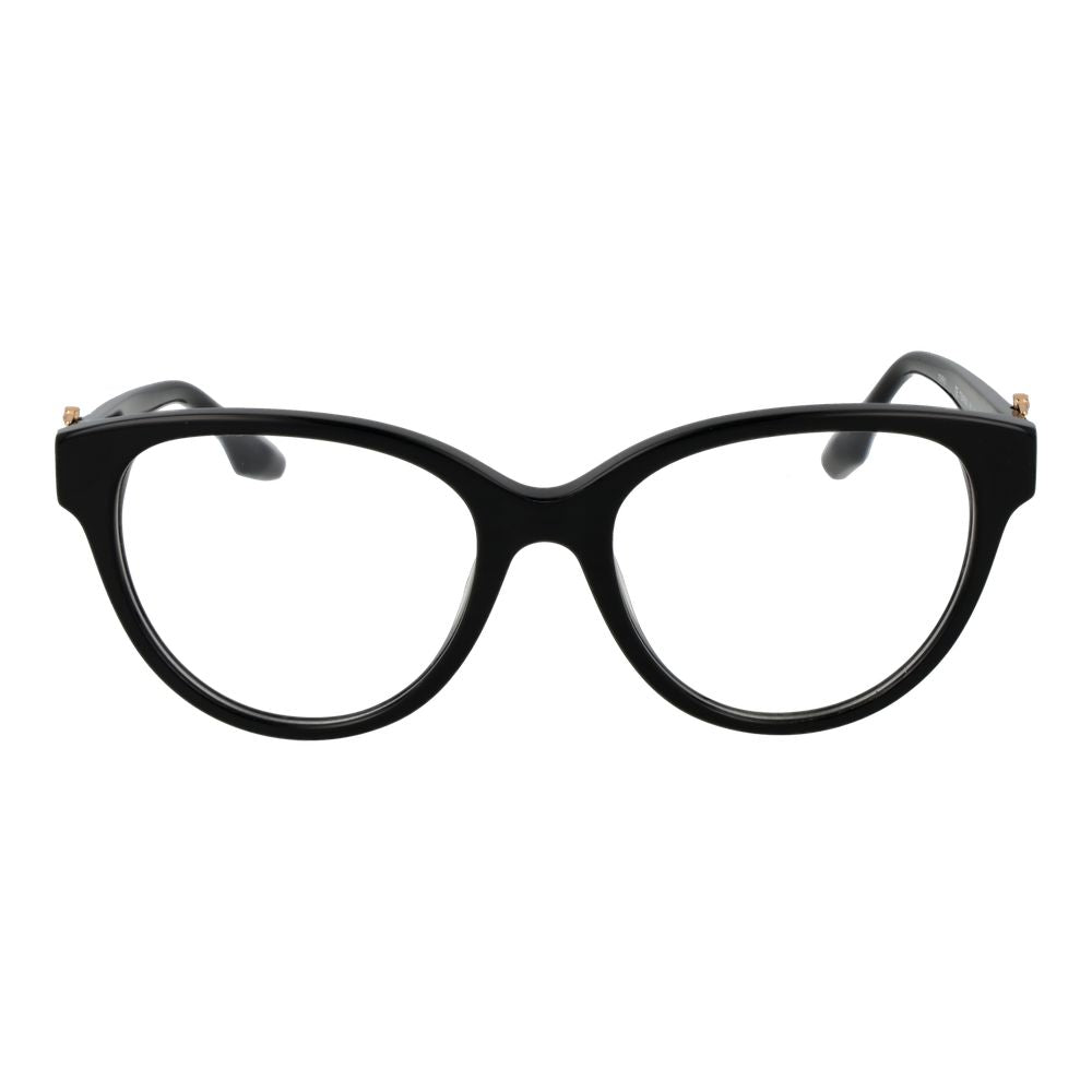 Trussardi Women's Butterfly Full-Rim Acetate Eyeglasses Frames - Black