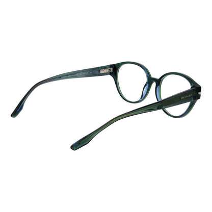 Eyeglasses Frames by Trussardi for women in acetate green showcases a refined full-frame frame design with a refined green coloured frame finish for a refined and sophisticated look.