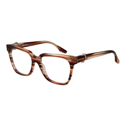 Eyeglasses Frames by Trussardi for women in acetate orange showcases a refined full-frame frame design with a refined orange coloured frame finish for a refined and sophisticated look.