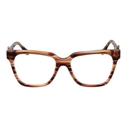 Eyeglasses Frames by Trussardi for women in acetate and orange showcases an refined full-frame frame design featuring a sophisticated orange coloured frame for an refined and refined aesthetic.