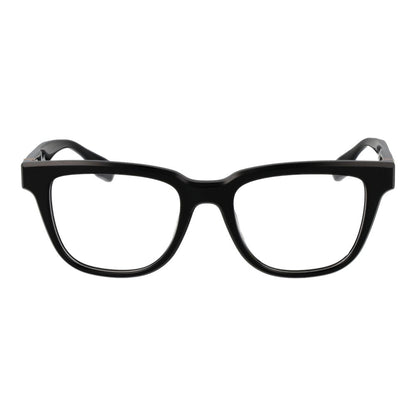 Eyeglasses Frames by Trussardi for men in acetate black showcases a refined full-frame frame design with a refined black coloured frame finish for a refined and sophisticated look.