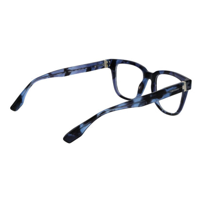 Eyeglasses Frames by Trussardi for men in acetate blue features an refined silhouette, showcasing the refined blue coloured frame and sophisticated full-frame frame design.