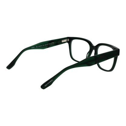 Eyeglasses Frames by Trussardi for men in acetate and green showcases an refined full-frame frame design featuring a sophisticated green coloured frame for an refined and refined aesthetic.