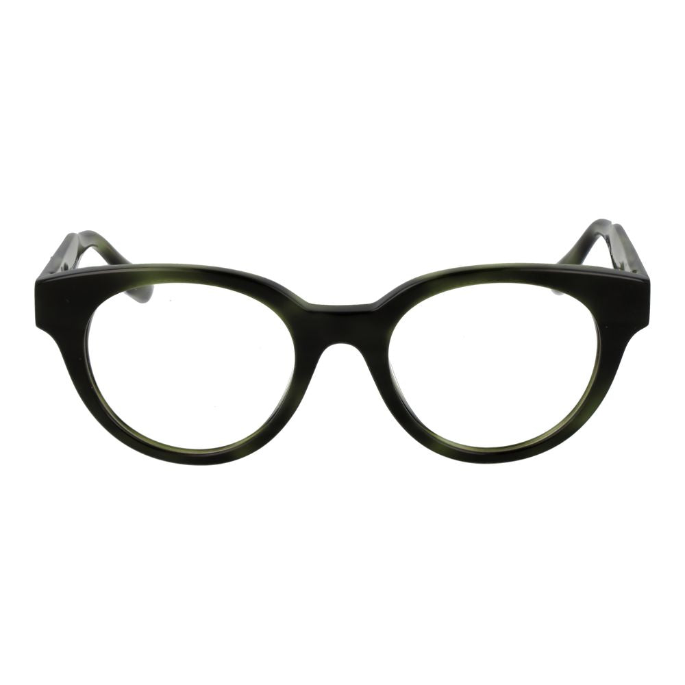 Eyeglasses Frames by Trussardi for unisex in acetate green showcases a refined full-frame frame design with a refined green coloured frame finish for a refined and sophisticated look.