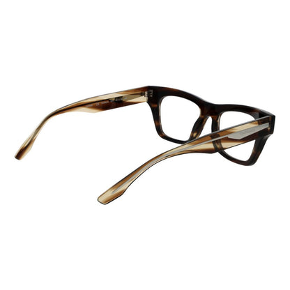 Eyeglasses Frames by Trussardi for women in acetate and brown showcases a refined silhouette, detailed with a brown coloured frame finish and a sophisticated full-frame frame design.
