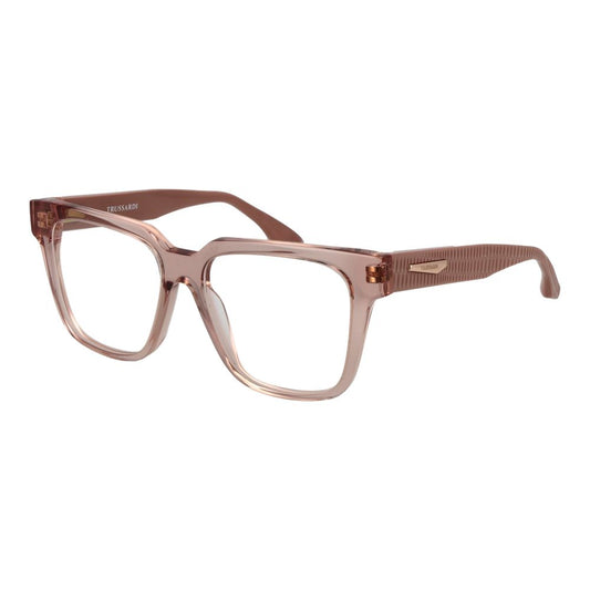 Trussardi Women's Full-Rim Square Acetate Eyeglasses Frames - Pink