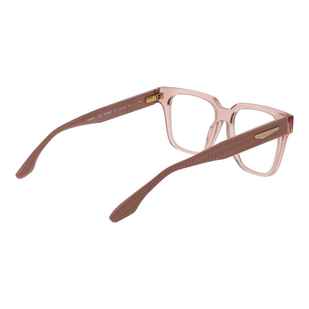 Trussardi Women's Full-Rim Square Acetate Eyeglasses Frames - Pink