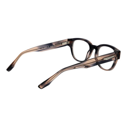 Eyeglasses Frames by Trussardi for men in acetate gray showcases a reflective silhouette, artfully incorporating a sophisticated gray coloured frame with a distinct full-frame frame design.
